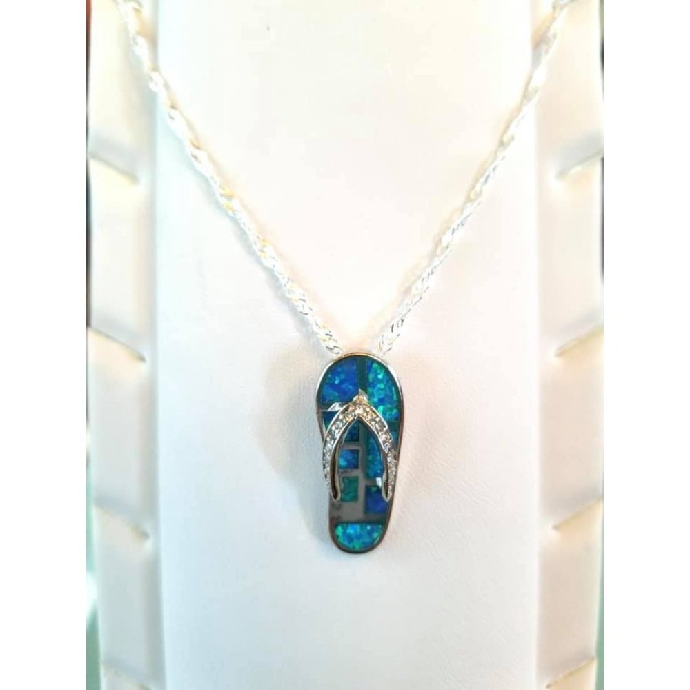 Beautiful fire opal set in .925 silver